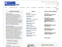 Tablet Screenshot of columbiagrid.org